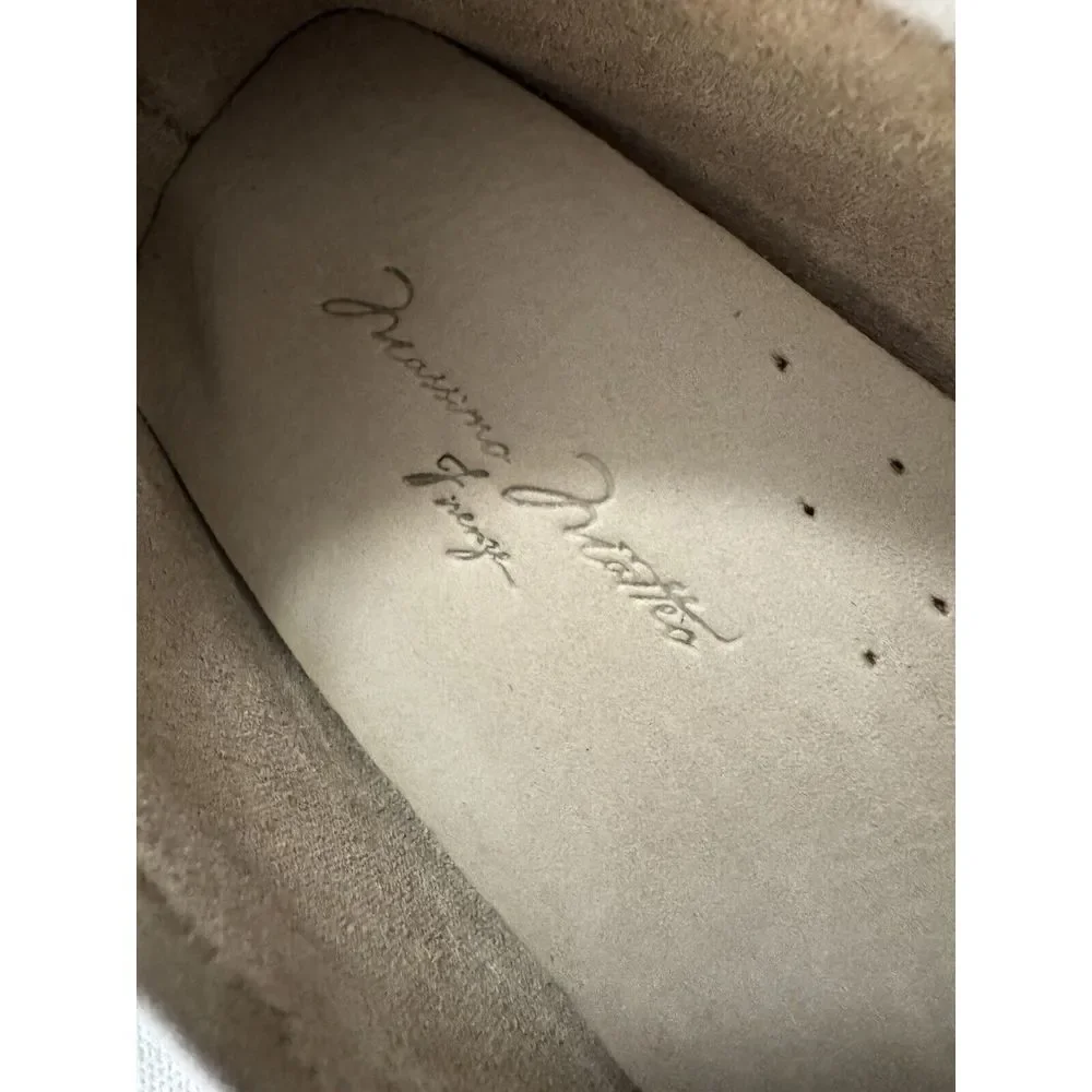 Massimo Matteo Womens‎ Perf Venetian Driver Cinza Nubuck Beige Sz 10B